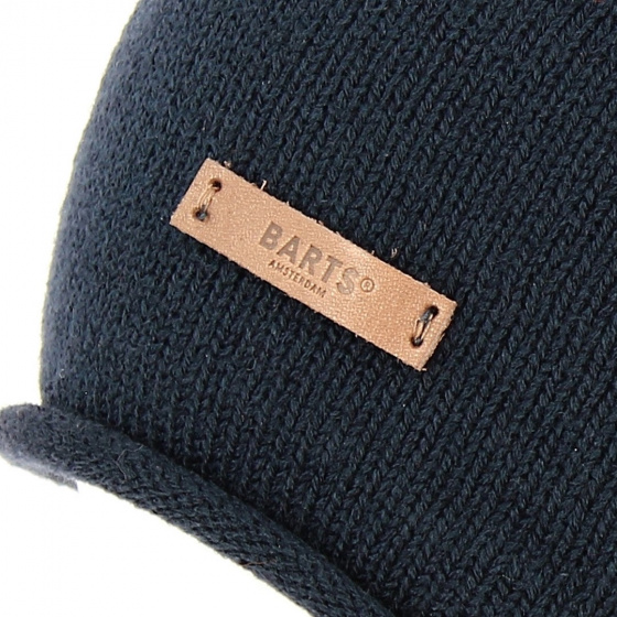 Bonnet James Beanie Acrylique Marine - Barts