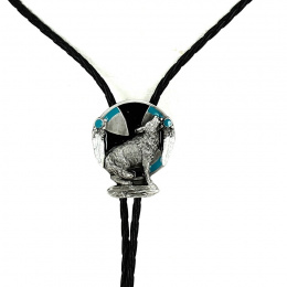 Bolo Tie Loup Hurlant