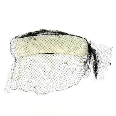 Tambourin Festif Ouvert Blanc Reference : 13176 | Chapellerie Traclet