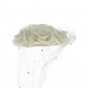 White Flowers Ceremonial Hair Accessory