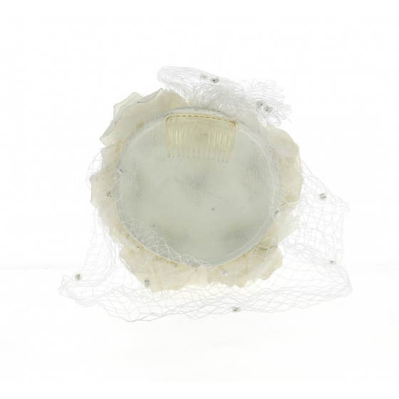 Accessoire de Tête Cérémonie Fleurs Blanches Accessoire de Tête Cérémonie Fleurs Blanches