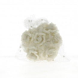 White Flowers Ceremonial Hair Accessory
