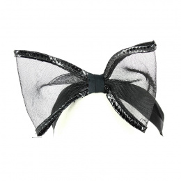Black Bow Ceremonial Headband - Traclet