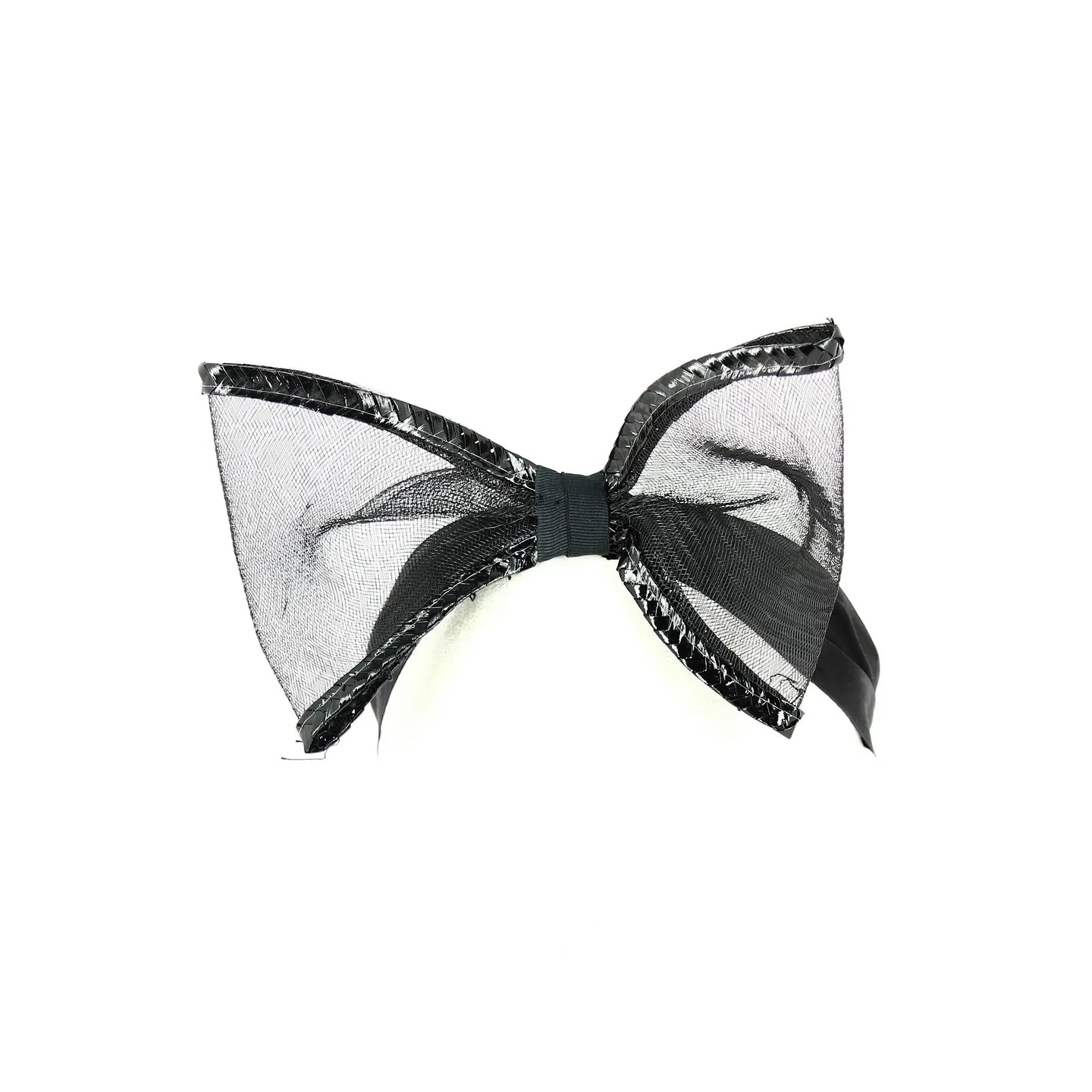 Black Bow Ceremonial Headband - Traclet Reference: 13186 | Traclet Hatmakers
