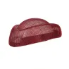 Tambourin Arnuptia Sisal Burgundy - Traclet Reference: 13192 | Traclet Hat Shop