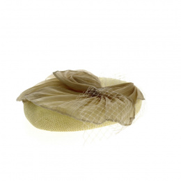 Ivory Bonita Ceremonial Hat - Traclet