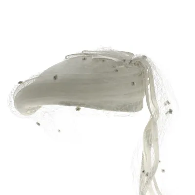 Prestige Hat in Moulin Rouge White Colors Reference: 13195 | Traclet Hat Shop