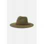 Olive Wool Felt Fedora Field Hat - Brixton