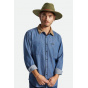 Fedora Field Hat Olive Wool Felt - Brixton