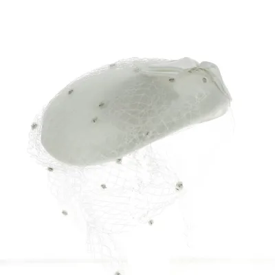 Chapeau de Gala EDY PARIS Blanc Reference : 13199 | Chapellerie Traclet