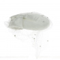 EDY PARIS Gala Hat White
