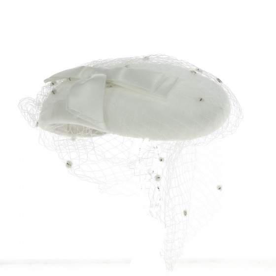 White EDY PARIS Gala Hat