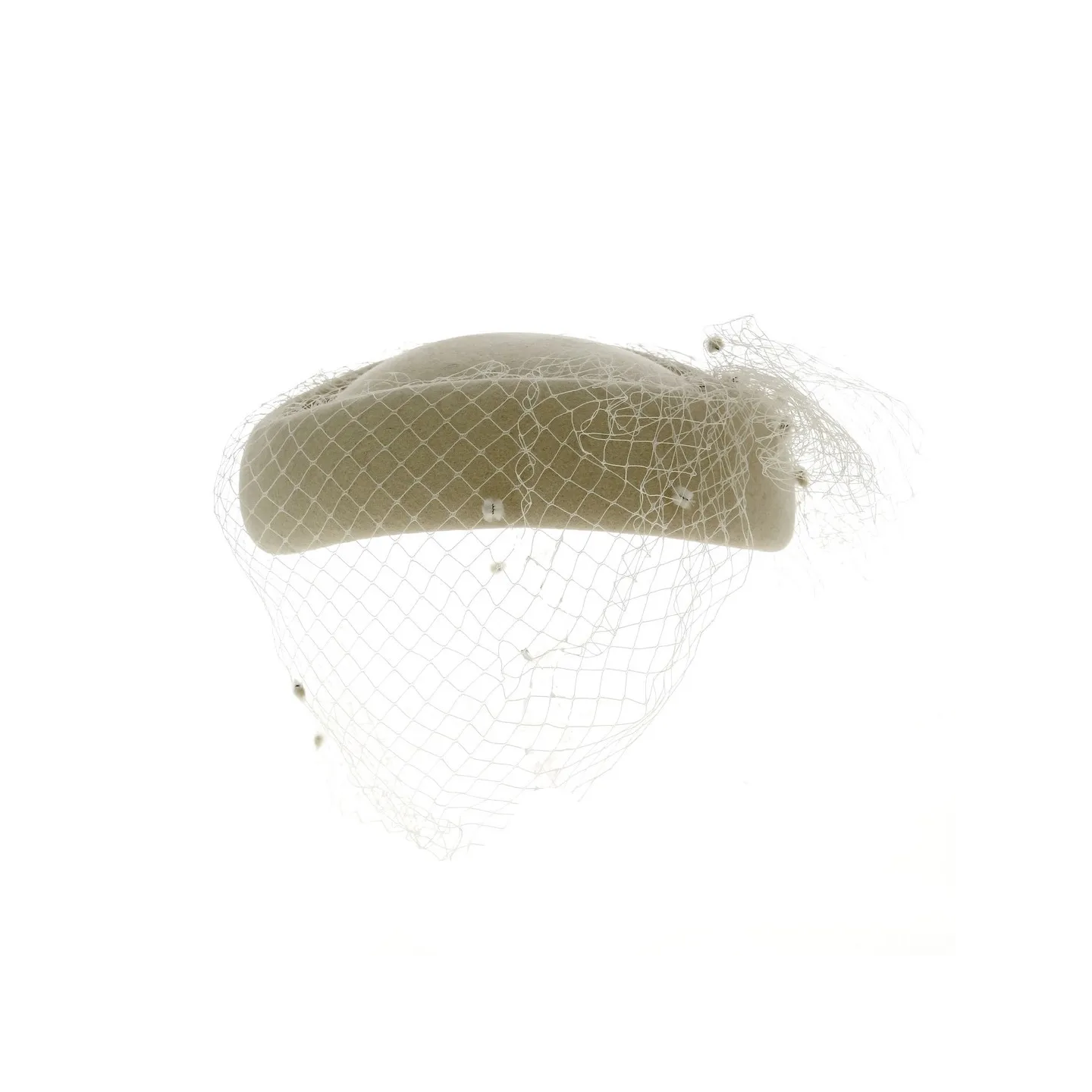 Tambourin Laine & Voile Garance Rouge ou Blanc - Traclet Reference : 13080 | Chapellerie Traclet
