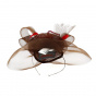 Brown & Pink Ceremonial Headband - Traclet