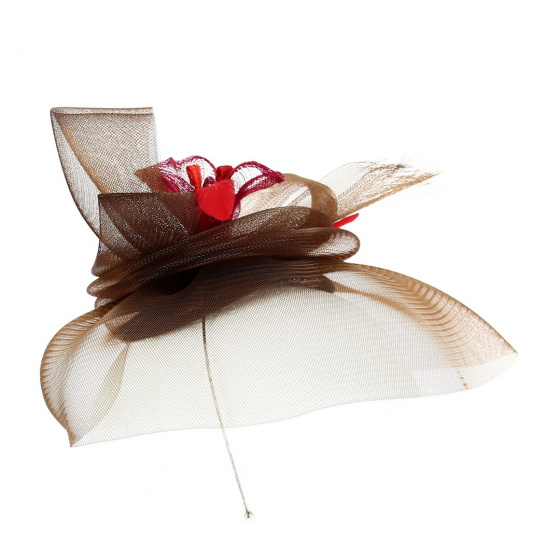 Brown & Pink Ceremonial Headband - Traclet
