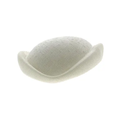 White Fiber Ceremony Tambourine - Traclet Reference: 13206 | Traclet Hat Shop