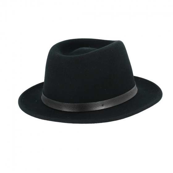 Chapeau Traveller Lindsey Feutre Vitafelt Noir - Stetson