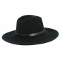 Black Layton Fedora Hat - Brixton