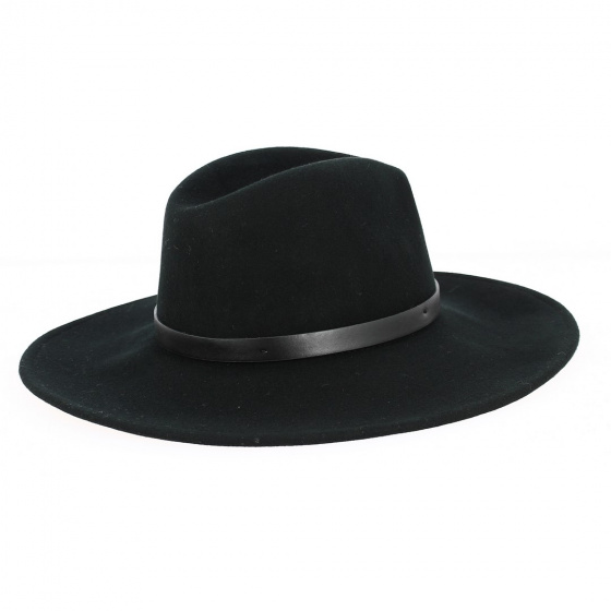 Black Layton Fedora Hat - Brixton