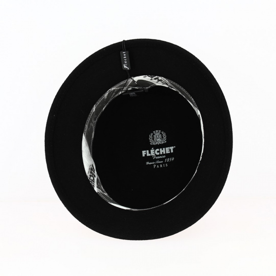 Bob Vincente Black Wool Felt - Fléchet