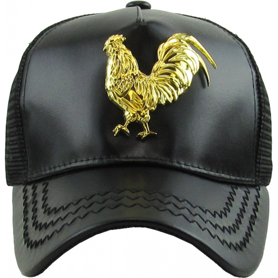 Casquette Trucker Coq Doré Noir - Traclet