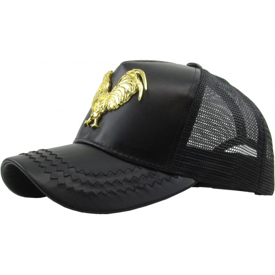 Casquette Trucker Coq Doré Noir - Traclet
