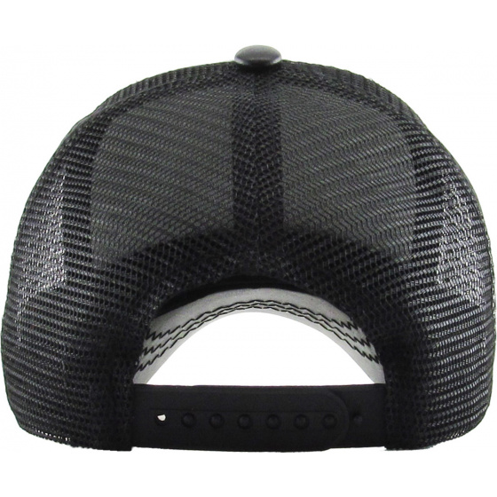 Black Golden Rooster Trucker Cap - Traclet Black Golden Rooster Trucker Cap - Traclet
