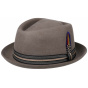 Porkpie Garland beige brown hat