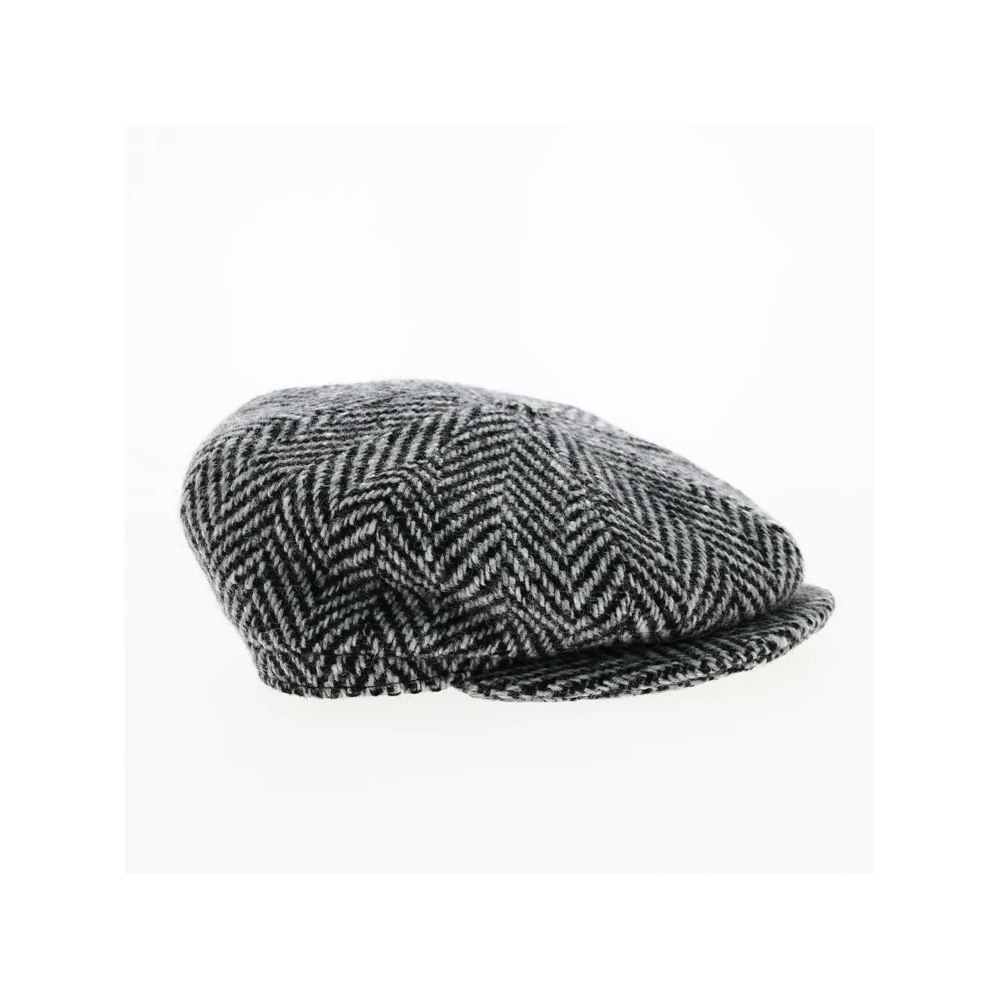 Relax 8 rib cap black & grey