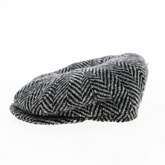 Relax 8 rib cap black & grey Relax 8 rib cap black & grey