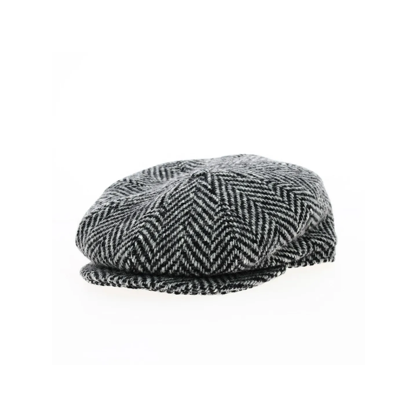 Relax 8 rib cap black & grey
