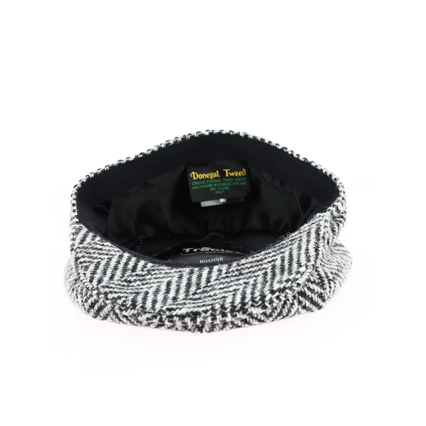 Relax 8 rib cap black & grey