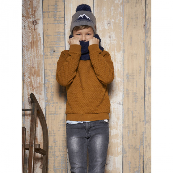 Children's Neck Warmer Iloni Navy - Pipolaki