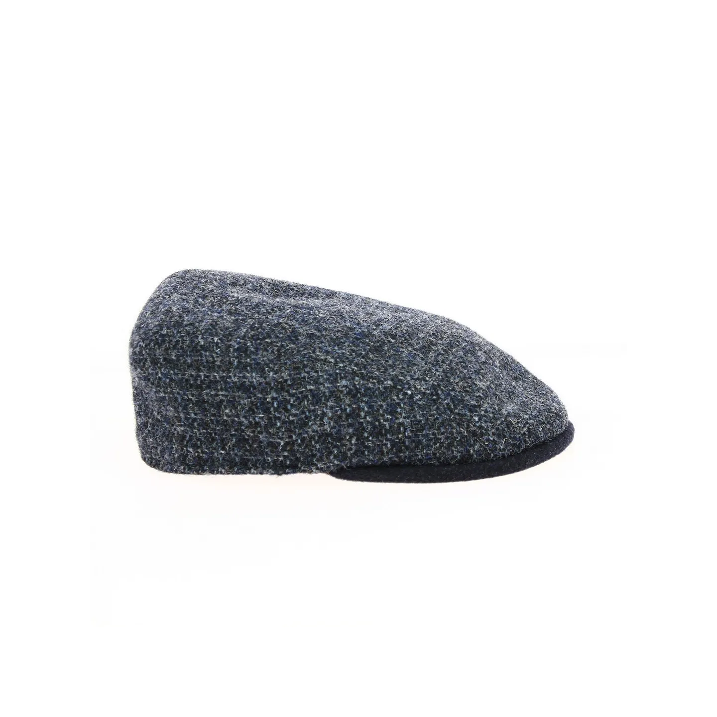 Relax wool flat cap blue