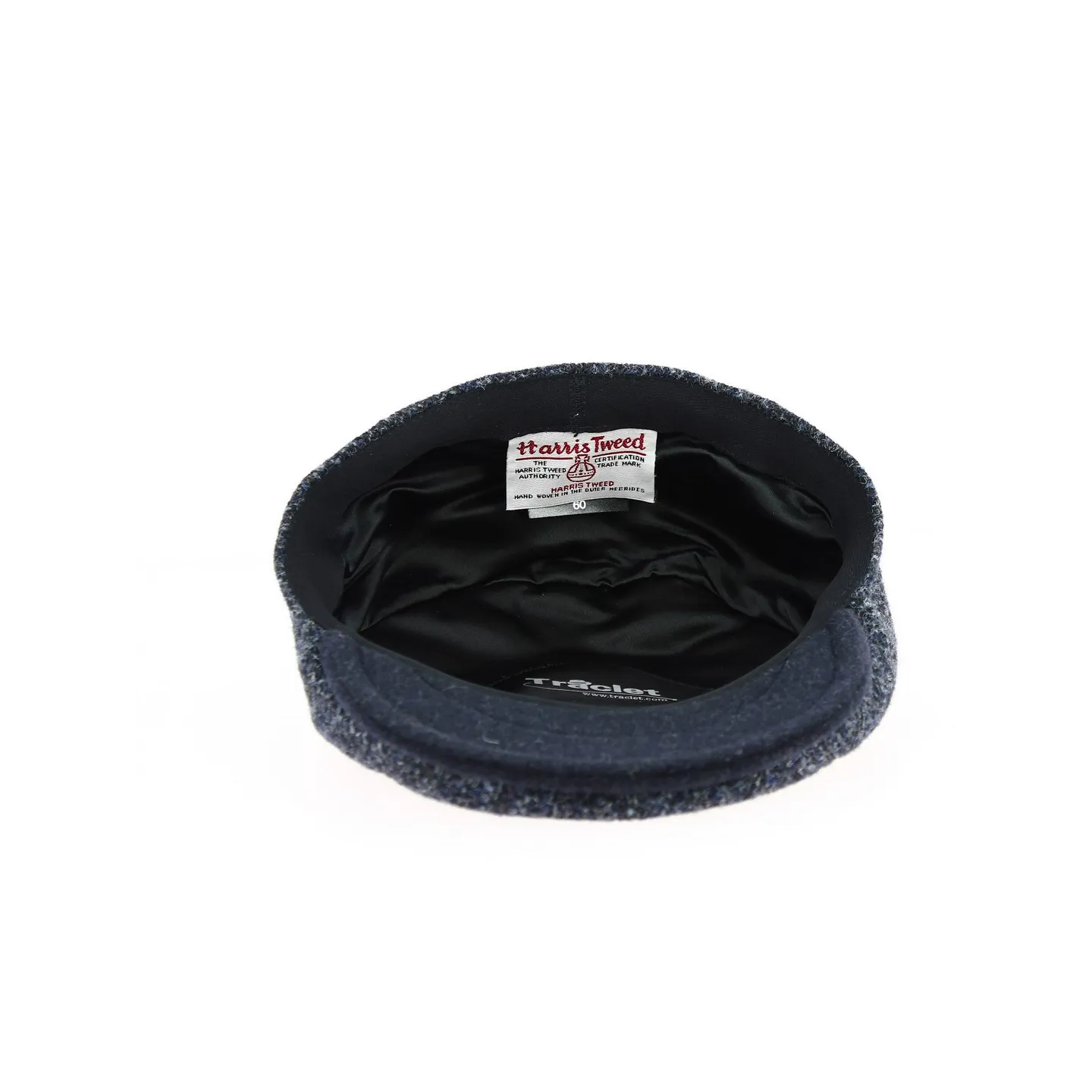 Relax wool flat cap blue