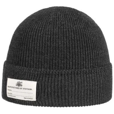 Bonnet Merino Anthracite - Stetson Reference : 13357 | Chapellerie Traclet