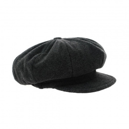 Casquette gavroche polaire gris anthracite