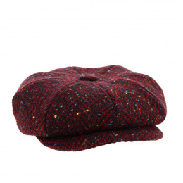 Casquette 8 côtes Relax rouge