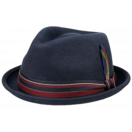 Chapeau Trilby Woolfelt Detroit Marine - stetson