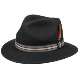 Stetson Hamlin Traveller Black Felt Hat
