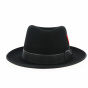 Fedora Woolfelt hat black - Stetson