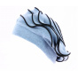 Women's Fleece Beret Jaipur Light Blue - Traclet