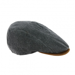 Casquette Bec de canard laine anthracite - Traclet