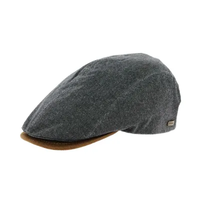 Duckbill cap - wool anthracite - Traclet