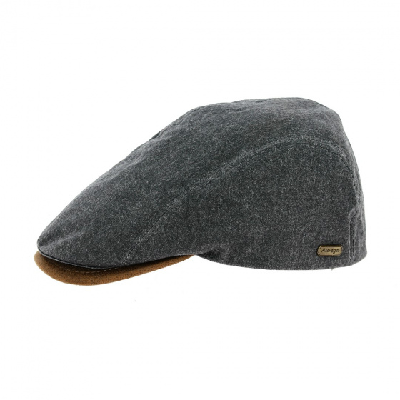 Casquette Bec de canard laine anthracite - Traclet Casquette Bec de canard laine anthracite - Traclet