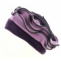 Women's Lilac Purple Polar Fleece Beret - Traclet