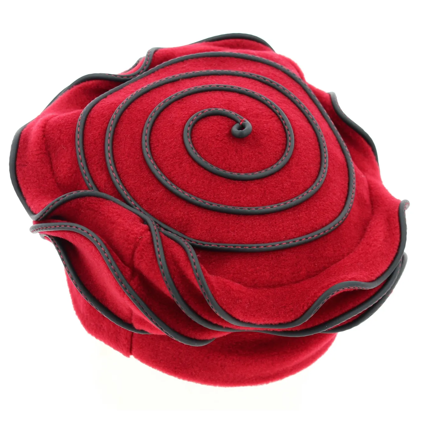 Red Fleece Beret Jaipur Women - Traclet Reference: 13451| Traclet Hat Shop