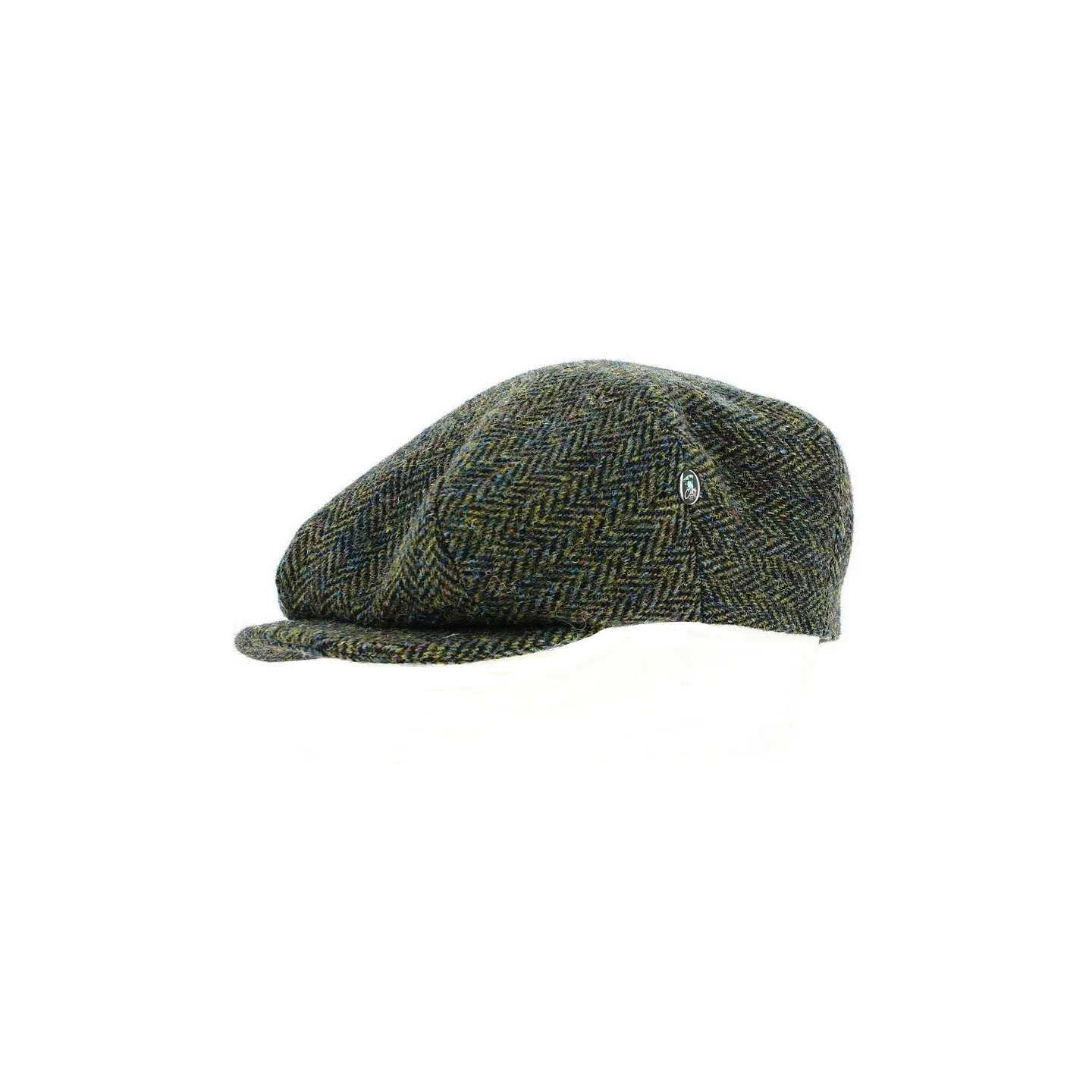 Stavelot Olive Tweed Flat Cap - City Sport Reference: 13485 | Chapellerie Traclet