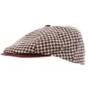 Burgundy Binche Flat Cap - City Sport, ref 13489