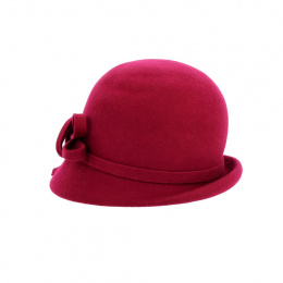 Chapeau cloche Melody framboise - Traclet